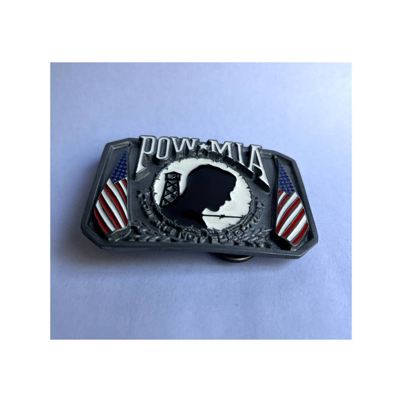 POW/MIA The National League of Families Pow Mia Belt Buckle - Picture 3 of 11
